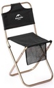 Naturehike MZ01 Foldable Stools With Back - Black