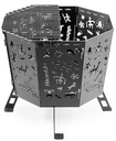 Naturehike Totem folding fire pit - Black (40*36.8*35)