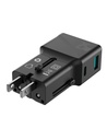 RAVPower RP-PC1080 25W 2-Port Universal Adapter black