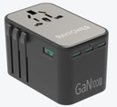 RAVPower RP-PC1077 GaN100W 5-in-1 Universal Adapter black