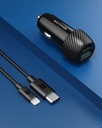 Ravpower RP-VC031 Total 49W Car Chargerr + 1m Combo Black