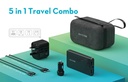 RAVPower RP-PB1231 5 in 1 Premium Power Bank Combo BLACK