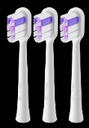 White brush Head with Ultra Whitening support