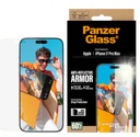 PanzerGlass Anti-Reflective Armor Screen Protector iPhone 17 Pro w. EasyAligner