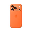 Apple iPhone 17 Pro Silicone Case with MagSafe – Orange
