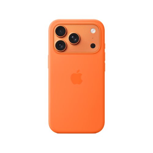 Apple iPhone 17 Pro Silicone Case with MagSafe – Orange